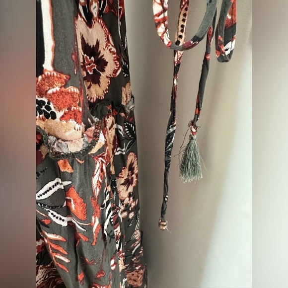 Jaase floral midi dress boho SZ S - Picture 3 of 7